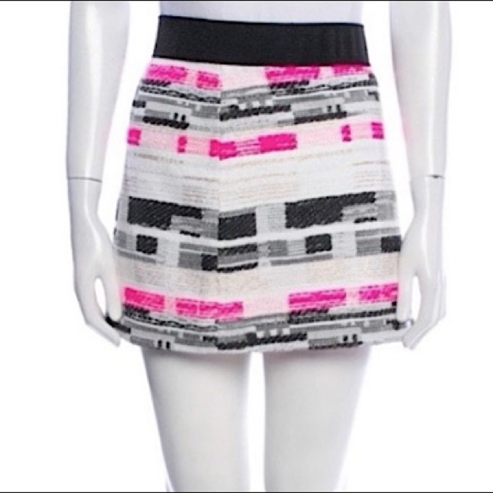 MILLY  ‼️SALE‼️ Tweed Pattern Mini Skirt Multicolor